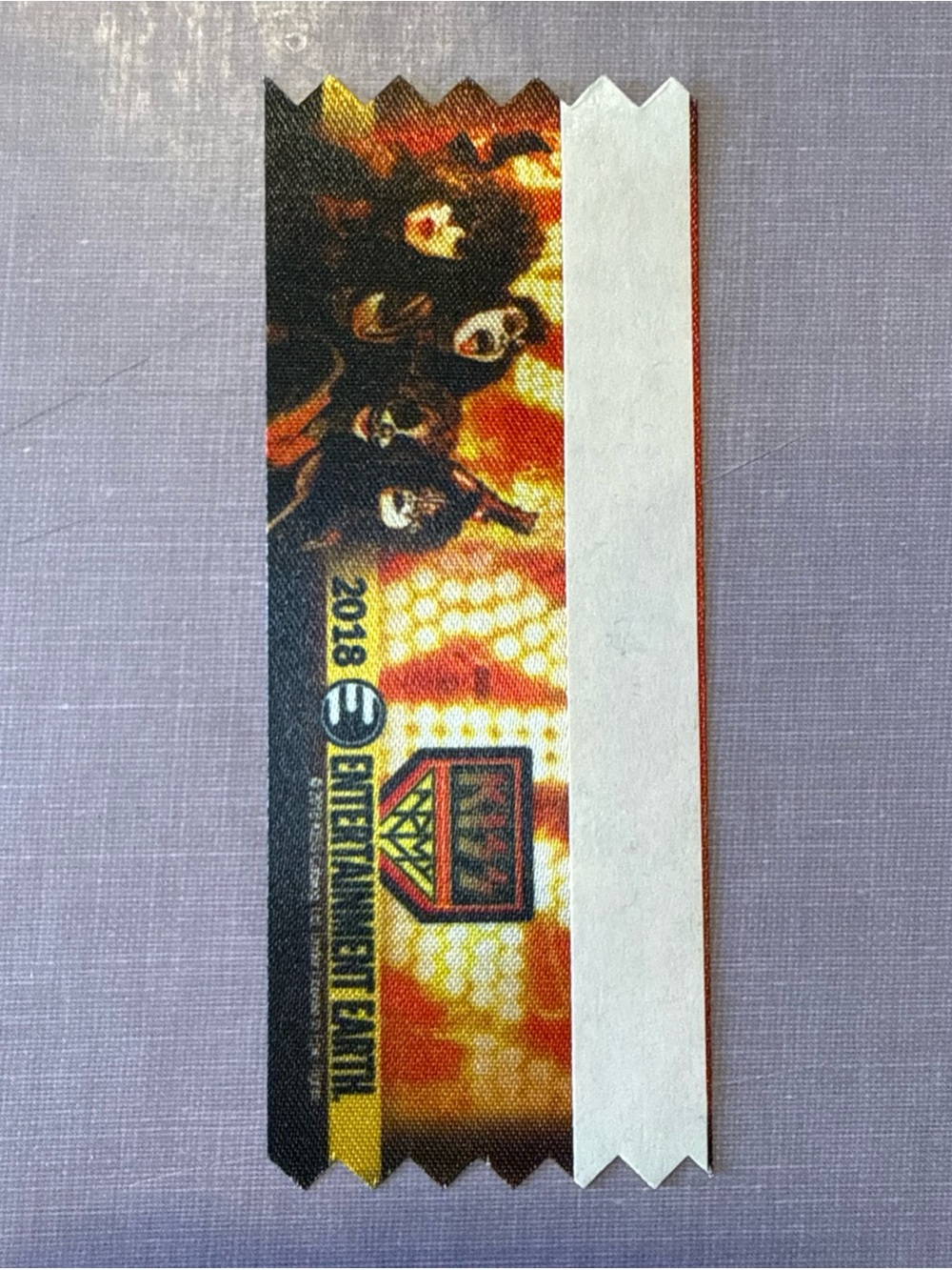 KISS 2018 San Diego Comic Con Badge Ribbon Entertainment Earth